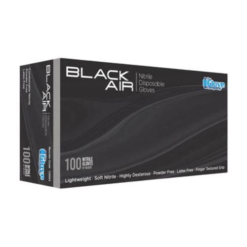 Gloves - Black Air S - WICS cleaning supplies Perth