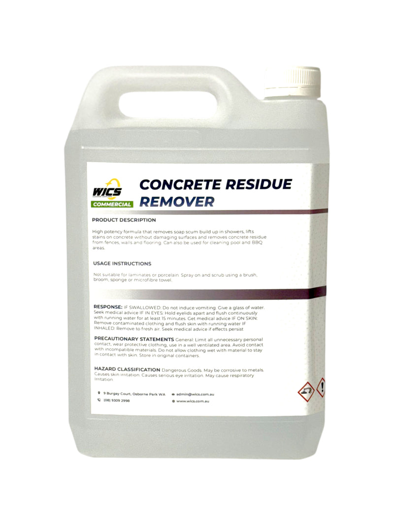 Concrete Residue Remover & Cleaner 5L