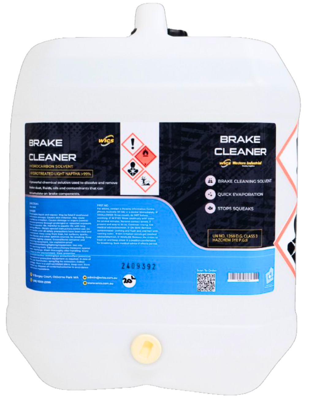 Brake Cleaner - Solvent Based 200L