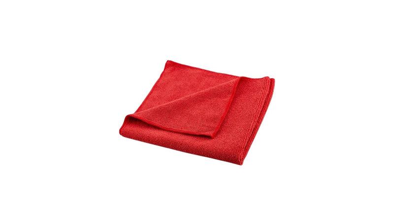 Microfibre Cloth Red 40 x 40 - WICS cleaning supplies Perth