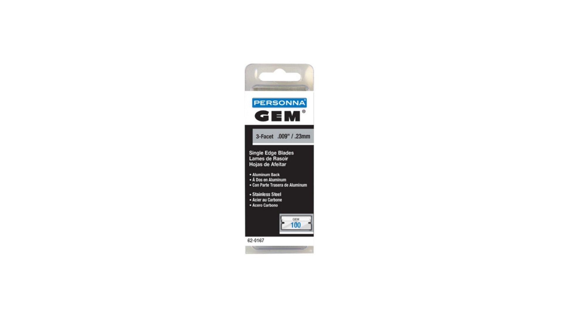 Personna Stainless Steel .009" Blades 100 Pack EACH
