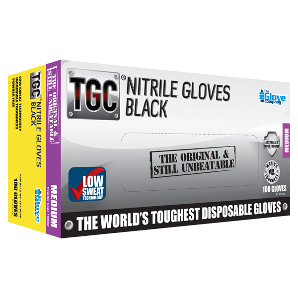 TGC black nitrile box M