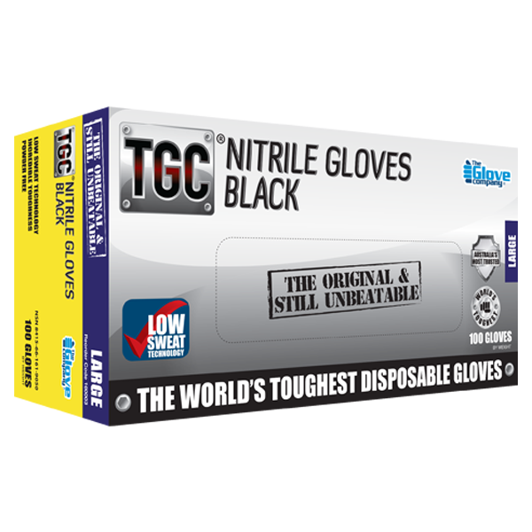 TGC black nitrile box L