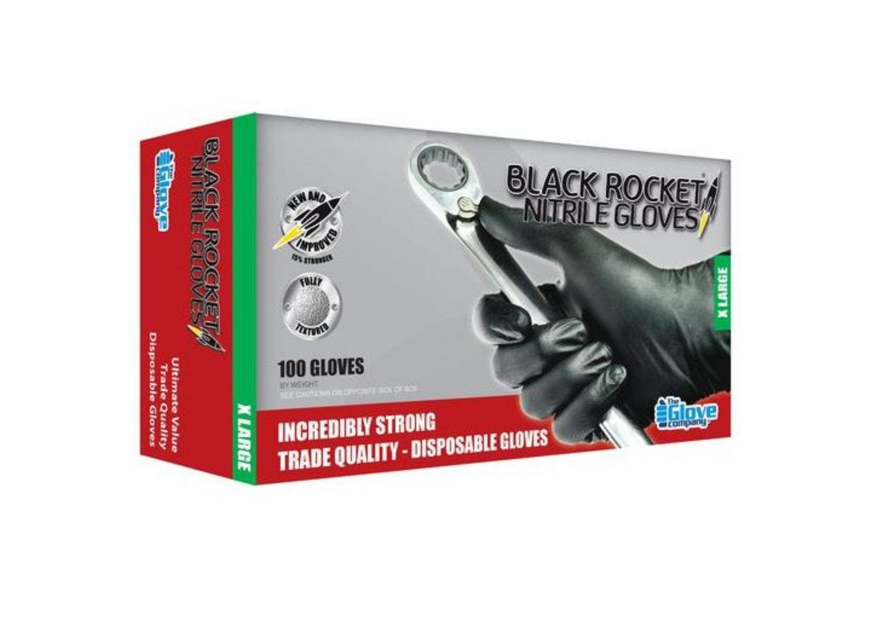 Gloves - Black Rocket XL