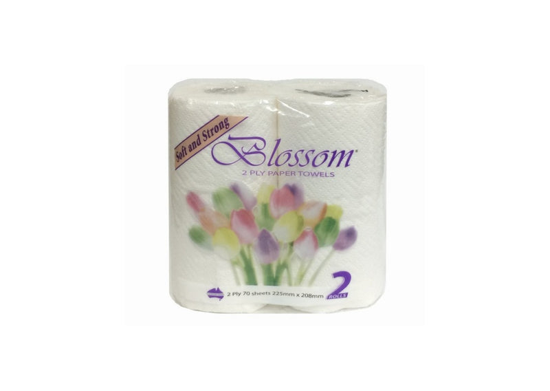 KT-227 Blossom 2ply Kitchen Paper Towel 12X2 - WICS cleaning supplies Perth