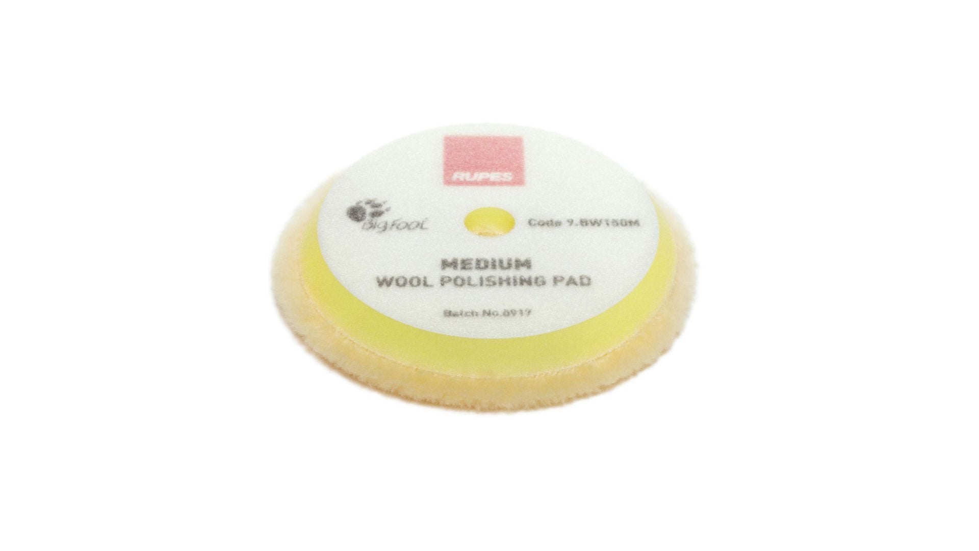 Rupes Yellow Wool Pad 130/145mm 1 Pack