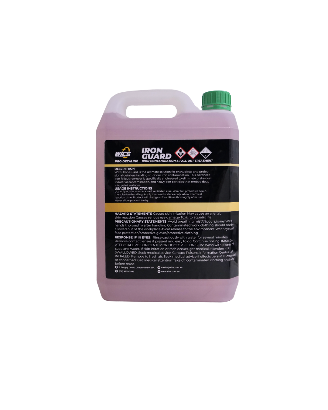 WICS Iron Guard iron decontaminant 5L