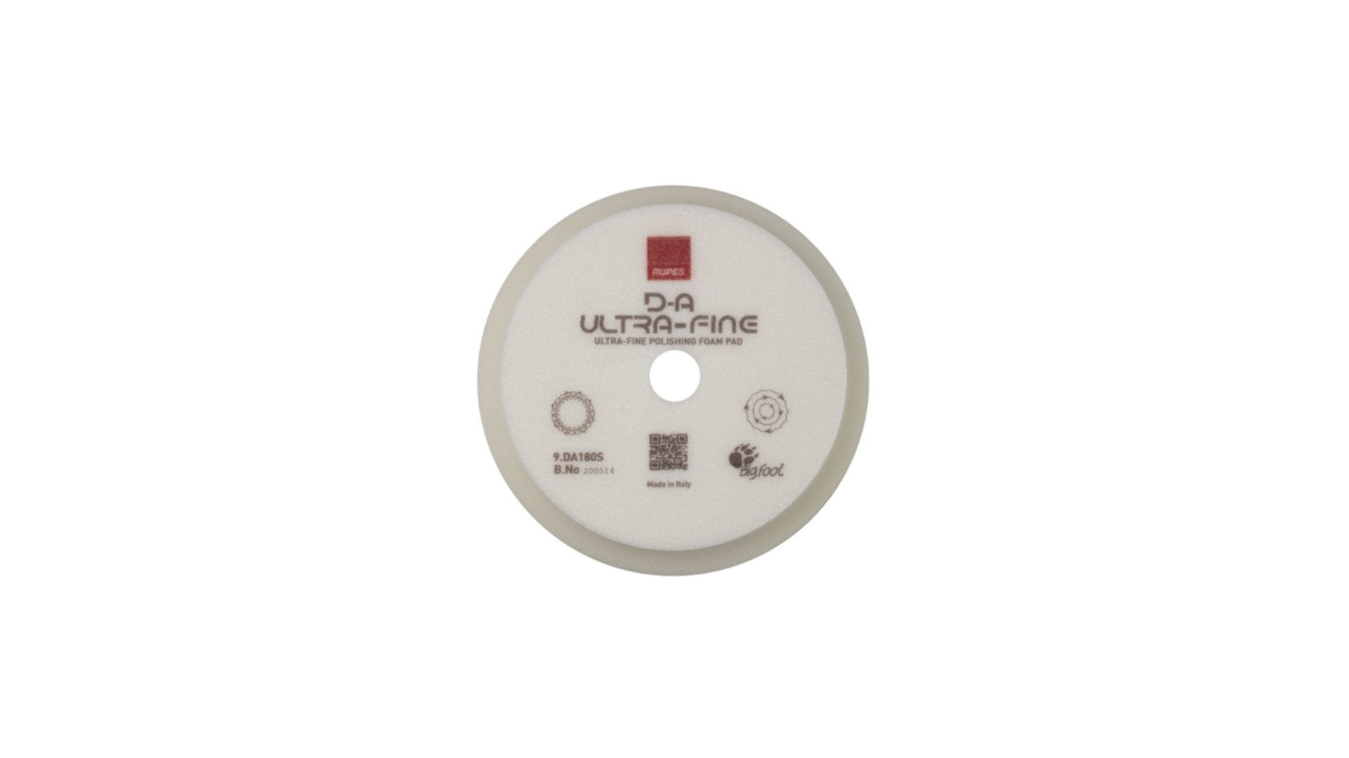 Rupes Bigfoot Foam Pad Ultra Fine White 150/180mm