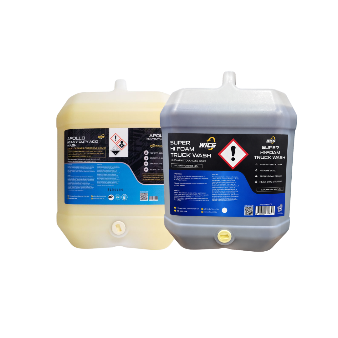 WICS Truck Wash Duo- Apollo Acid Wash and Super Touchless Truck Wash
