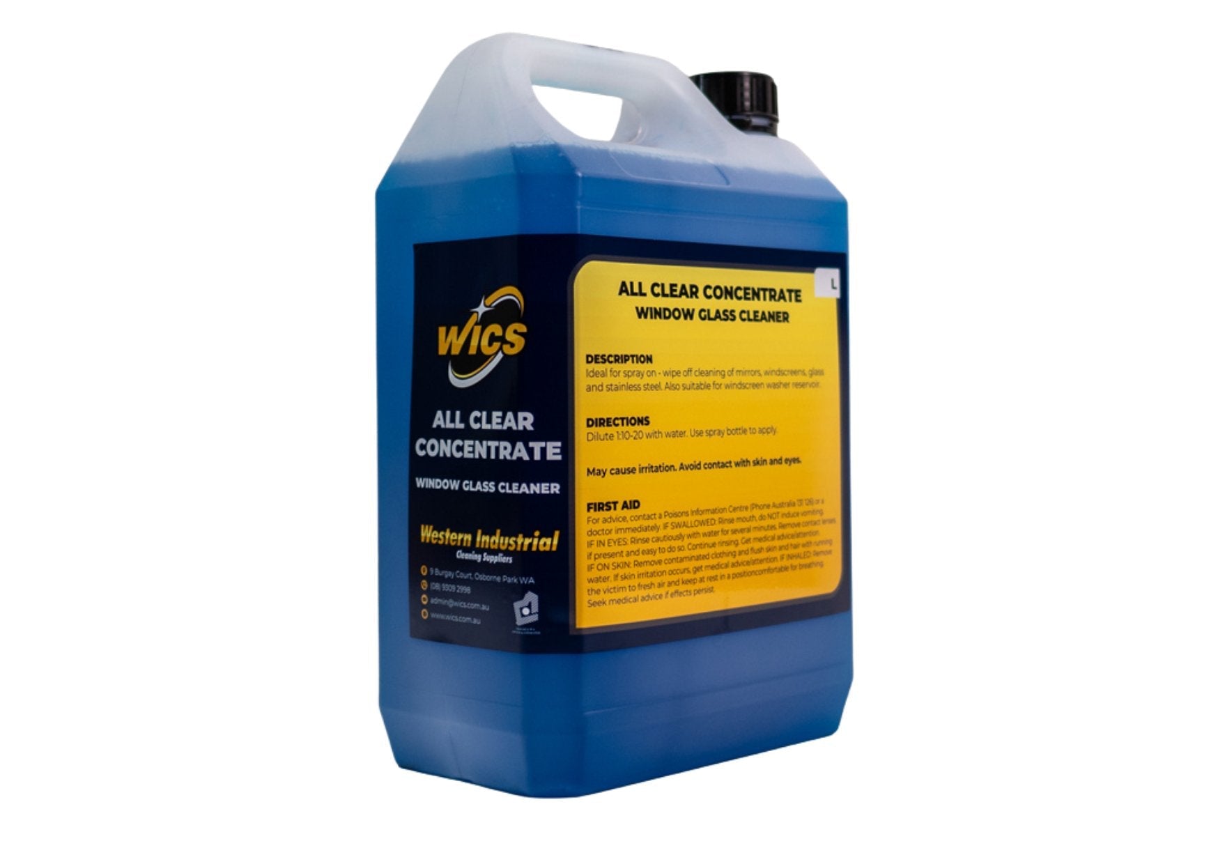 All Clear - Glass Cleaner - Concentrate 5L
