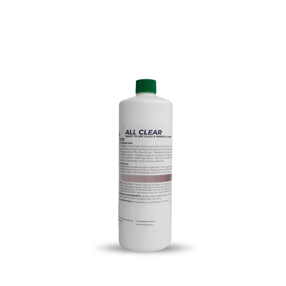 All Clear - Glass Cleaner Ready for Use 1L