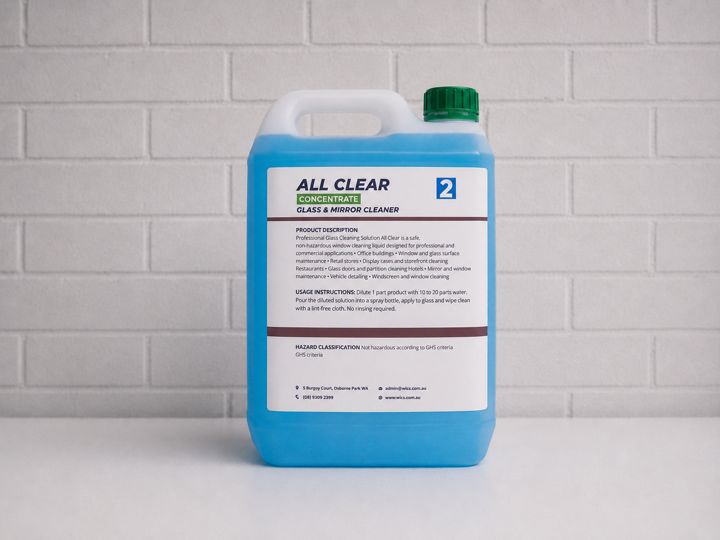 All Clear - Glass Cleaner - Concentrate