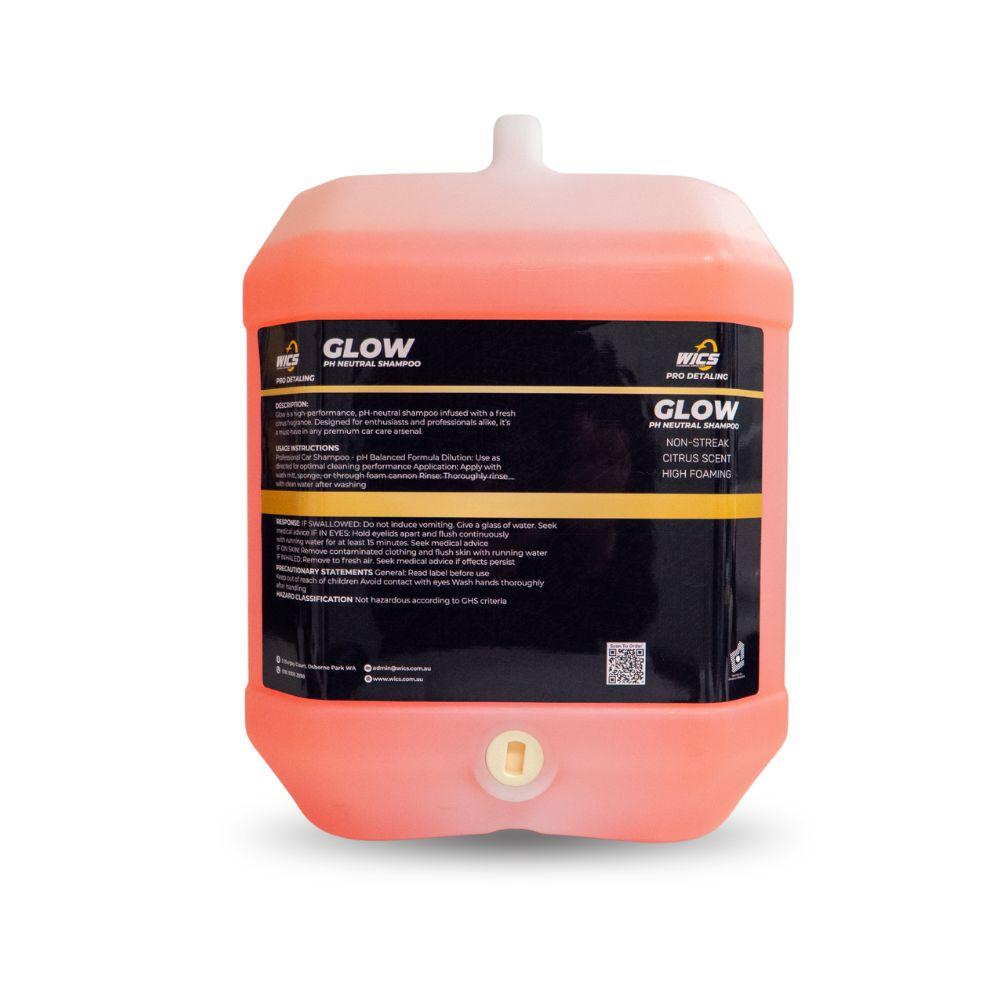 Glow - Car Shampoo - non streak 20L - WICS cleaning supplies Perth