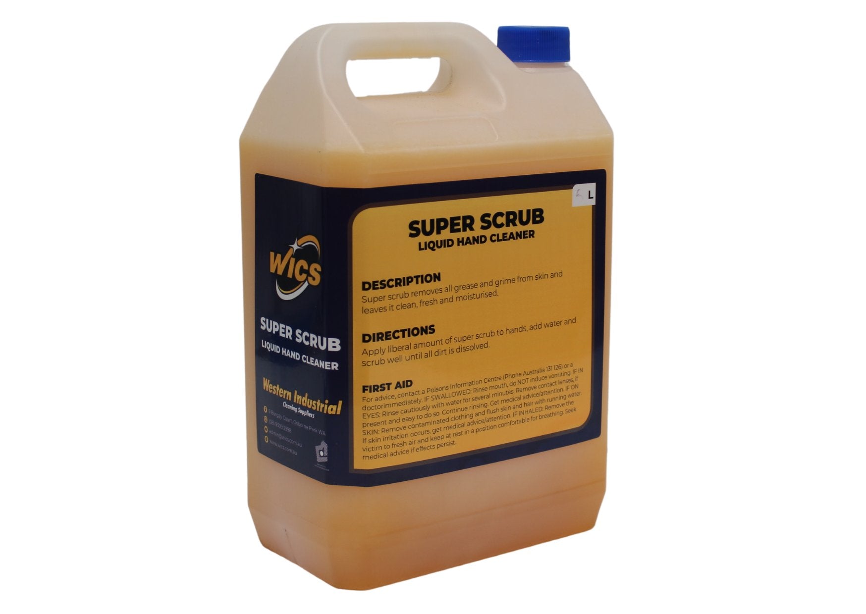 Super Scrub - Industrial Hand Soap 5L - WICS cleaning supplies Perth