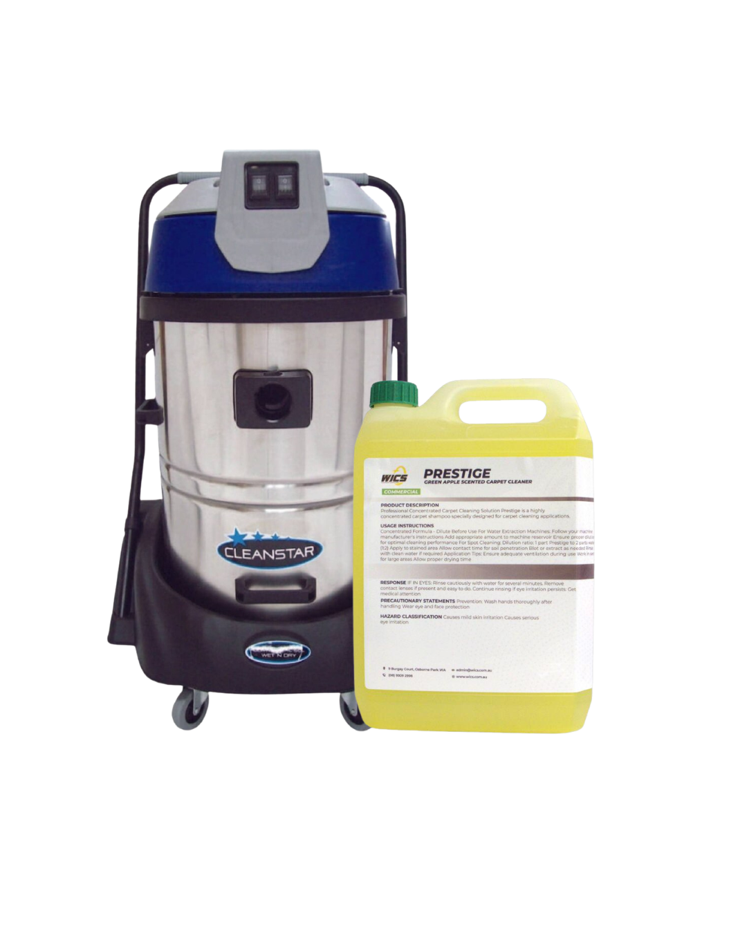 Clear Star 60L Wet & Dry Vacuum & 5L Prestige