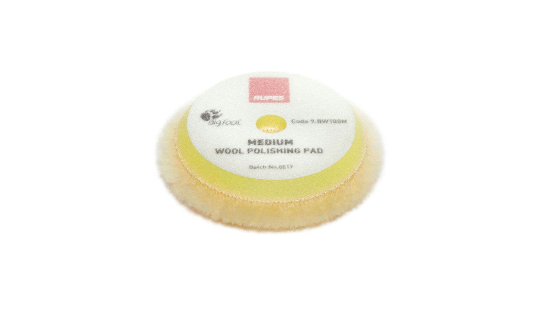 Rupes Yellow Wool Pad 80/100mm 1 Pack