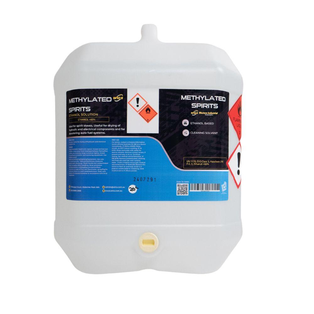 Methylated Spirits 20L - WICS cleaning supplies Perth