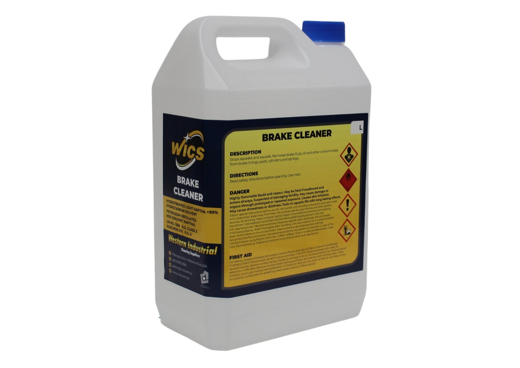 Brake Cleaner - Solvent Based 5L