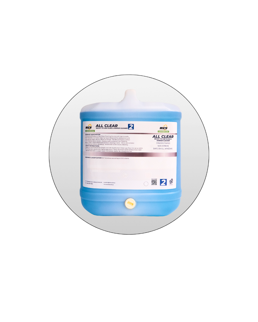 ALL CLEAR GLASS CLEANER